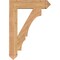 Ekena Millwork Balboa Arts & Crafts Smooth Bracket, Western Red Cedar, 5 1/2"W x 28"D x 40"H BKT06X28X40BOA03SWR - alternate 2